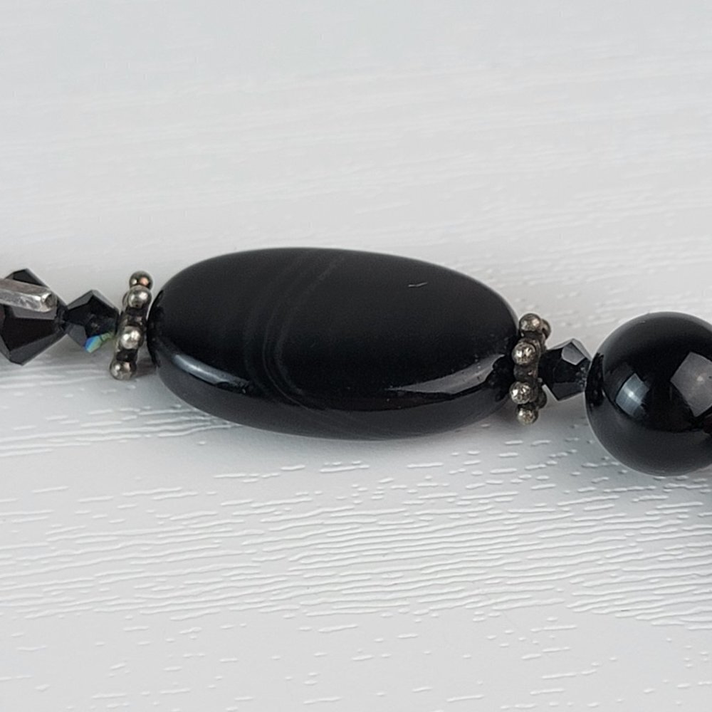 Multicolor Chunky Gemstone Statement Necklace 18 … - image 7